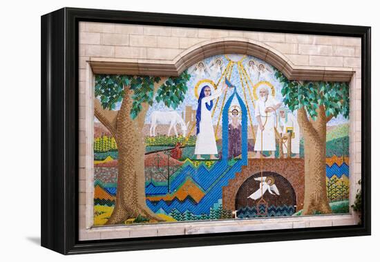 Egypt, Cairo, Coptic Old Town, Church El Muallaqa, the Hanging Church, Mosaics of Biblical Scenes-Catharina Lux-Framed Premier Image Canvas