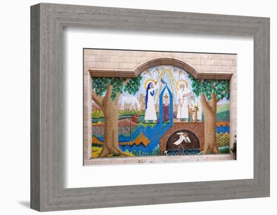 Egypt, Cairo, Coptic Old Town, Church El Muallaqa, the Hanging Church, Mosaics of Biblical Scenes-Catharina Lux-Framed Photographic Print