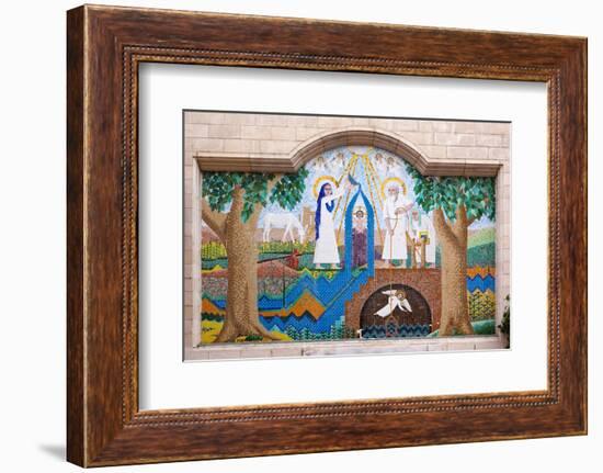 Egypt, Cairo, Coptic Old Town, Church El Muallaqa, the Hanging Church, Mosaics of Biblical Scenes-Catharina Lux-Framed Photographic Print