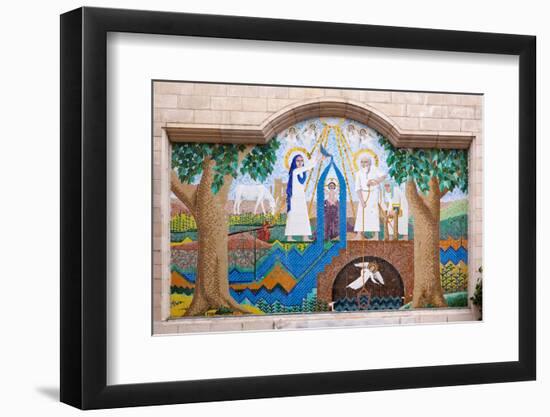 Egypt, Cairo, Coptic Old Town, Church El Muallaqa, the Hanging Church, Mosaics of Biblical Scenes-Catharina Lux-Framed Photographic Print