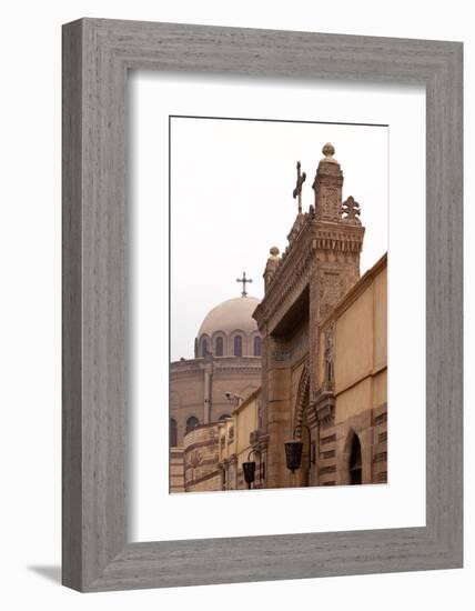 Egypt, Cairo, Coptic Old Town, Church El Muallaqa, the Hanging Church-Catharina Lux-Framed Photographic Print