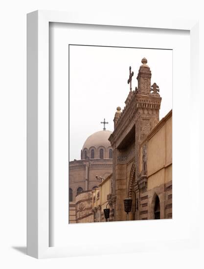 Egypt, Cairo, Coptic Old Town, Church El Muallaqa, the Hanging Church-Catharina Lux-Framed Photographic Print