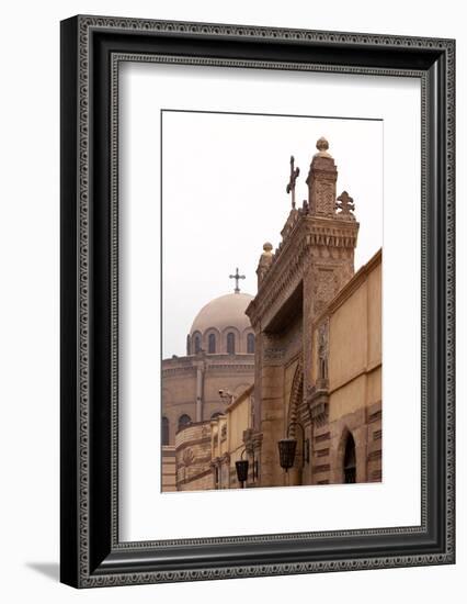 Egypt, Cairo, Coptic Old Town, Church El Muallaqa, the Hanging Church-Catharina Lux-Framed Photographic Print