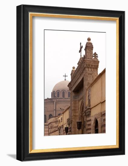 Egypt, Cairo, Coptic Old Town, Church El Muallaqa, the Hanging Church-Catharina Lux-Framed Photographic Print