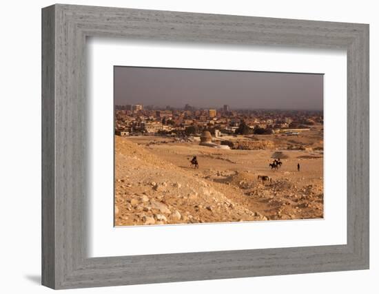Egypt, Cairo, Giza, Evening Light-Catharina Lux-Framed Photographic Print