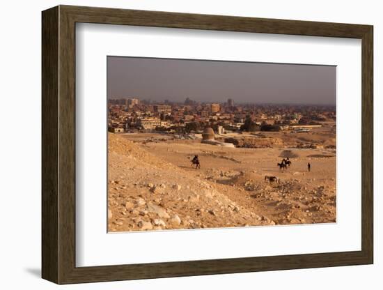 Egypt, Cairo, Giza, Evening Light-Catharina Lux-Framed Photographic Print