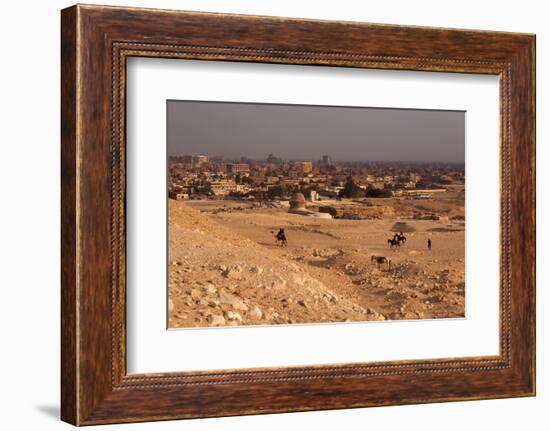 Egypt, Cairo, Giza, Evening Light-Catharina Lux-Framed Photographic Print