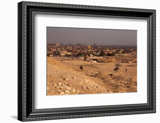 Egypt, Cairo, Giza, Evening Light-Catharina Lux-Framed Photographic Print