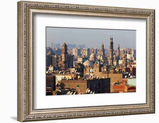 Egypt, Cairo, Islamic Old Town Evening Light-Catharina Lux-Framed Photographic Print