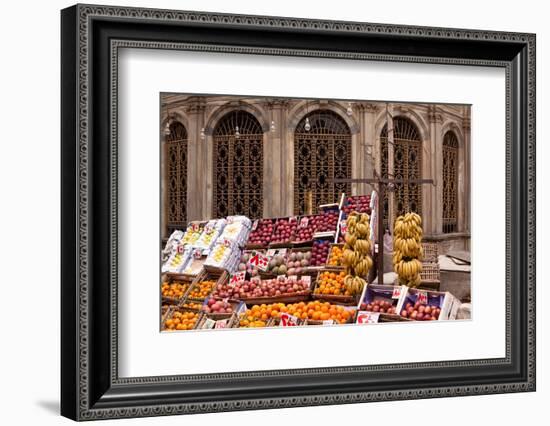 Egypt, Cairo, Islamic Old Town, Fruit Stall-Catharina Lux-Framed Photographic Print