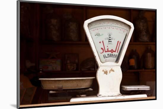 Egypt, Cairo, Islamic Old Town, Shop, Scales-Catharina Lux-Mounted Photographic Print