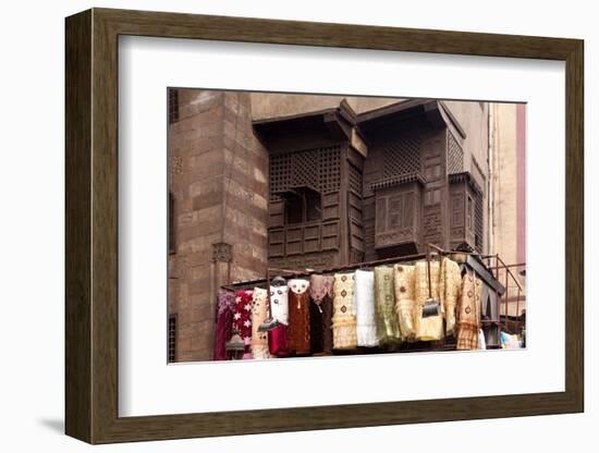 Egypt, Cairo, Islamic Old Town, Textile Market at Bab El-Ghouriya-Catharina Lux-Framed Photographic Print