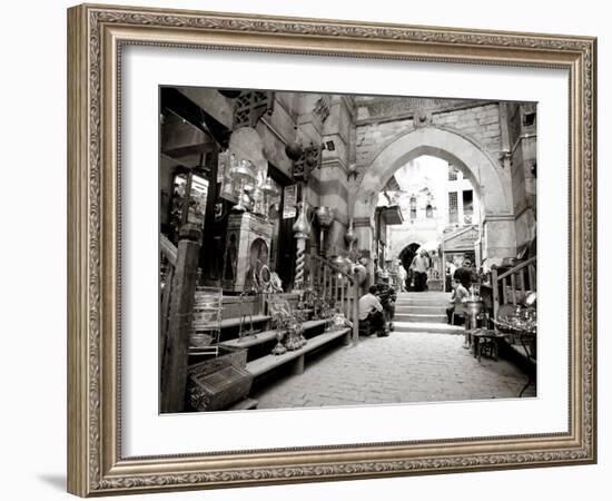 Egypt, Cairo, Islamic Quarter, Khan El Khalili Bazaar-Michele Falzone-Framed Photographic Print