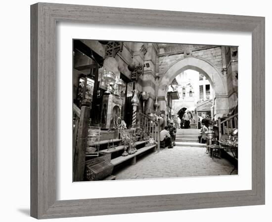 Egypt, Cairo, Islamic Quarter, Khan El Khalili Bazaar-Michele Falzone-Framed Photographic Print