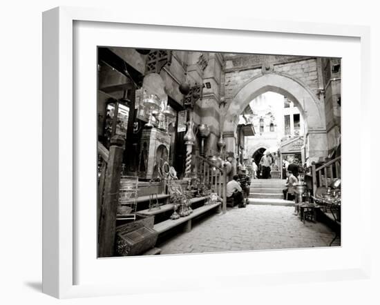 Egypt, Cairo, Islamic Quarter, Khan El Khalili Bazaar-Michele Falzone-Framed Photographic Print