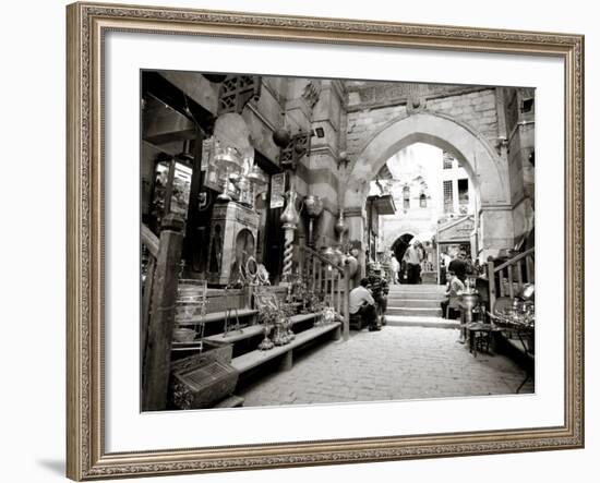 Egypt, Cairo, Islamic Quarter, Khan El Khalili Bazaar-Michele Falzone-Framed Photographic Print