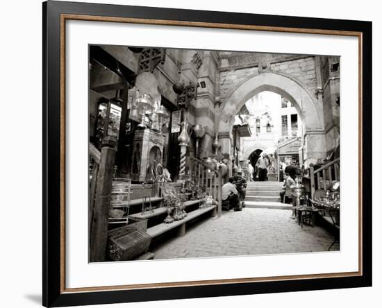 Egypt, Cairo, Islamic Quarter, Khan El Khalili Bazaar-Michele Falzone-Framed Photographic Print