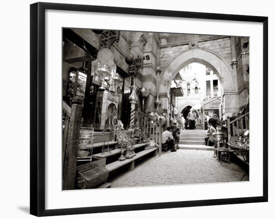 Egypt, Cairo, Islamic Quarter, Khan El Khalili Bazaar-Michele Falzone-Framed Photographic Print