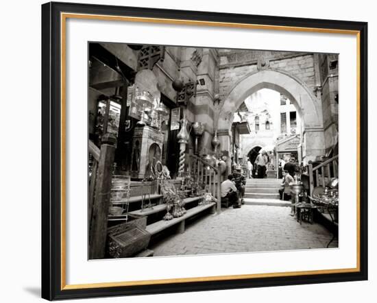 Egypt, Cairo, Islamic Quarter, Khan El Khalili Bazaar-Michele Falzone-Framed Photographic Print