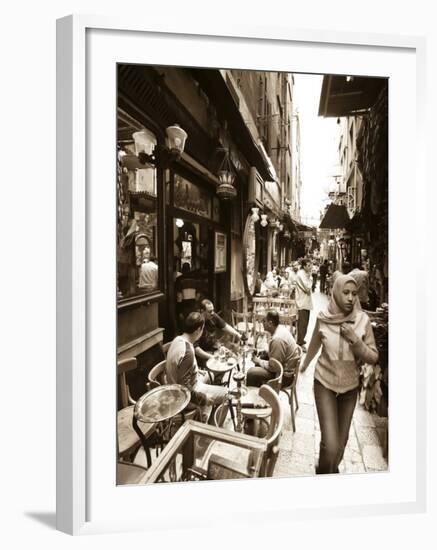 Egypt, Cairo, Islamic Quarter, Khan El Khalili Bazaar-Michele Falzone-Framed Photographic Print