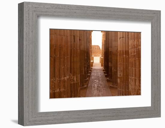 Egypt, Cairo, Saqqara, Colonnade of the Djoser-Catharina Lux-Framed Photographic Print