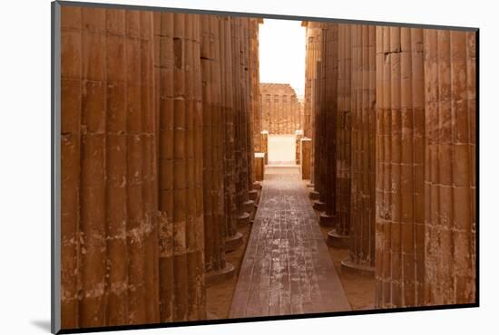 Egypt, Cairo, Saqqara, Colonnade of the Djoser-Catharina Lux-Mounted Photographic Print