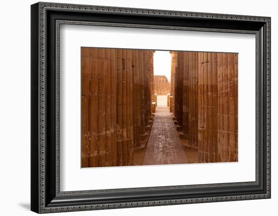 Egypt, Cairo, Saqqara, Colonnade of the Djoser-Catharina Lux-Framed Photographic Print