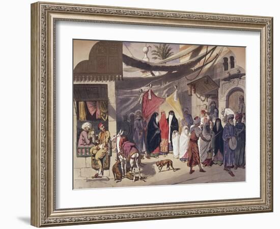 Egypt, Cairo, Scene of Arabic Wedding-null-Framed Giclee Print