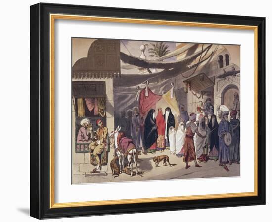 Egypt, Cairo, Scene of Arabic Wedding-null-Framed Giclee Print