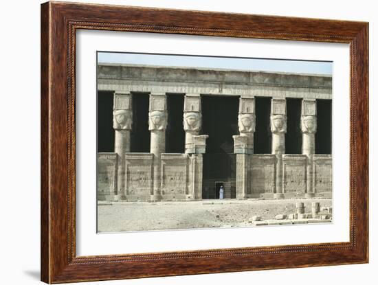 Egypt, Dendera, Temple of Hathor-null-Framed Giclee Print