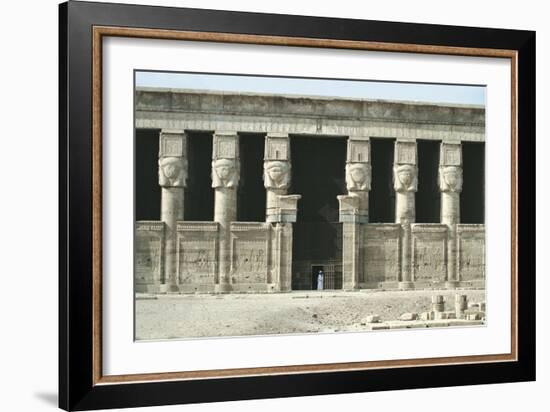 Egypt, Dendera, Temple of Hathor-null-Framed Giclee Print