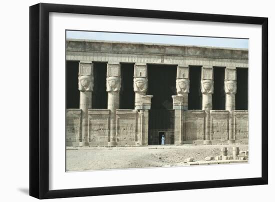 Egypt, Dendera, Temple of Hathor-null-Framed Giclee Print