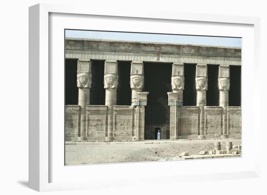 Egypt, Dendera, Temple of Hathor-null-Framed Giclee Print