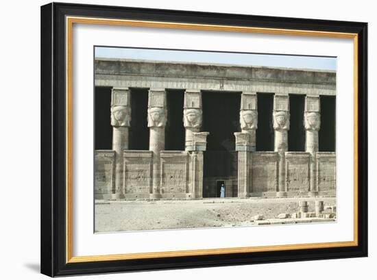 Egypt, Dendera, Temple of Hathor-null-Framed Giclee Print