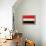 Egypt Flag Design with Wood Patterning - Flags of the World Series-Philippe Hugonnard-Framed Stretched Canvas displayed on a wall