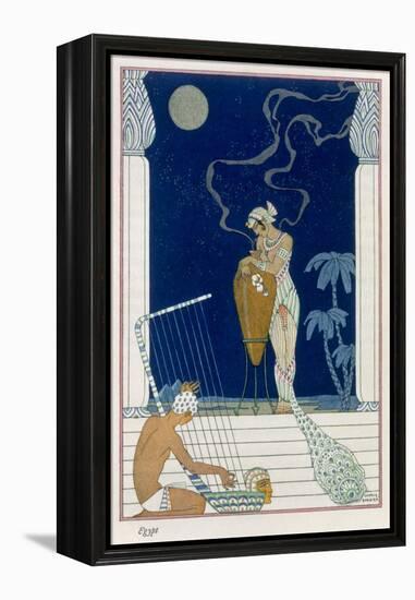 Egypt, from The Art of Perfume, c.1912-Georges Barbier-Framed Premier Image Canvas