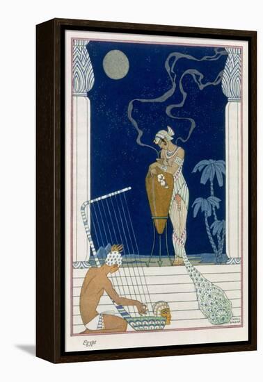 Egypt, from The Art of Perfume, c.1912-Georges Barbier-Framed Premier Image Canvas