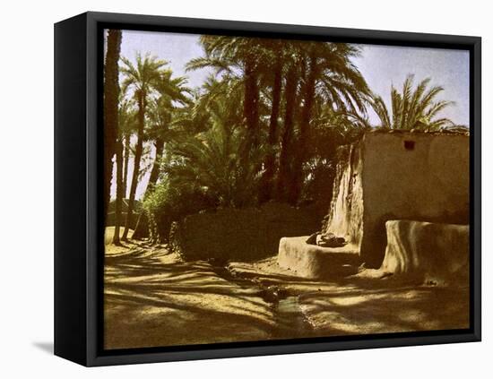 Egypt -Karnak-English Photographer-Framed Premier Image Canvas