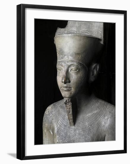 Egypt, Limestone Statue of God Amon of Karnak-null-Framed Giclee Print