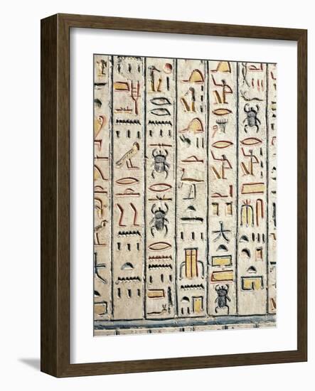 Egypt, Luxor, Ancient Thebes, Valley of Kings, Ramses VI's Tomb-null-Framed Giclee Print