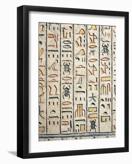 Egypt, Luxor, Ancient Thebes, Valley of Kings, Ramses VI's Tomb-null-Framed Giclee Print