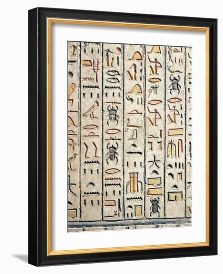 Egypt, Luxor, Ancient Thebes, Valley of Kings, Ramses VI's Tomb-null-Framed Giclee Print