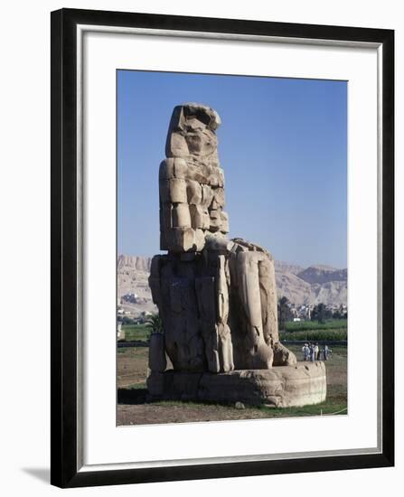 Egypt, Luxor Governorate, Karnak, Statue of Amenhotep III-null-Framed Giclee Print