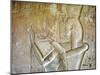 Egypt, Luxor, Valley of the Kings, Tomb of Seti II, Entrance Relief of Ra from Nineteenth Dynasty-null-Mounted Giclee Print