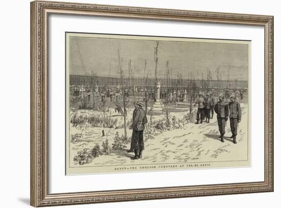 Egypt, the English Cemetery at Tel-El-Kebir-null-Framed Giclee Print