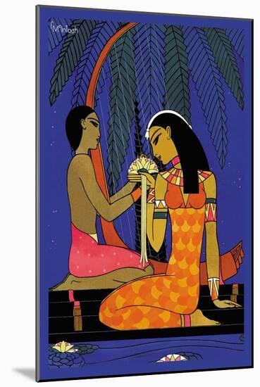 Egypt, The Lotus-Frank Mcintosh-Mounted Art Print