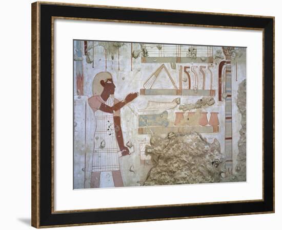 Egypt, Thebes, Luxor, Sheikh 'Abd Al-Qurna, Tomb of Army Commander Amenemheb Meh-null-Framed Giclee Print