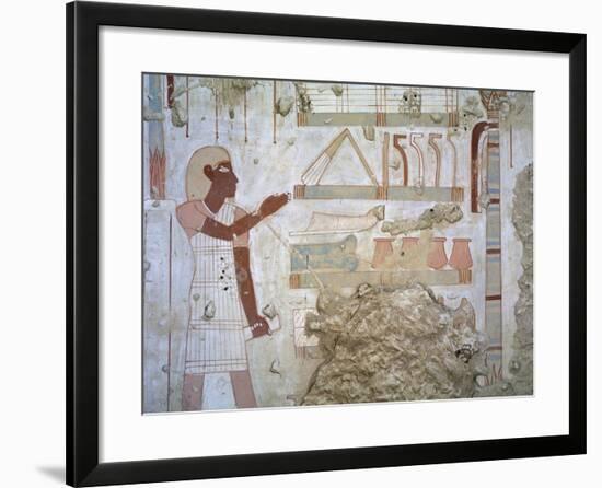 Egypt, Thebes, Luxor, Sheikh 'Abd Al-Qurna, Tomb of Army Commander Amenemheb Meh-null-Framed Giclee Print