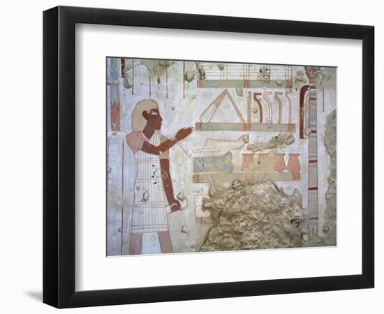 Egypt, Thebes, Luxor, Sheikh 'Abd Al-Qurna, Tomb of Army Commander Amenemheb Meh-null-Framed Giclee Print