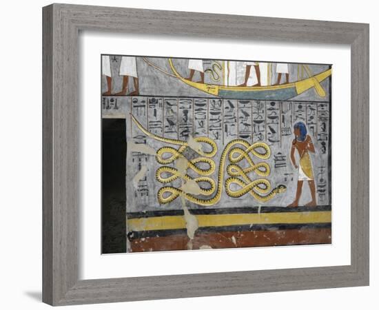 Egypt, Thebes, Luxor, Valley of the Kings, Tomb of Ramses I-null-Framed Giclee Print